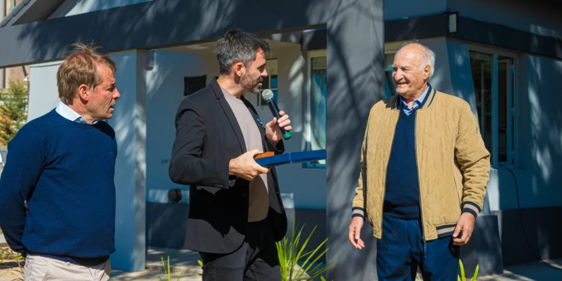Juan Fiorini felicitó y reconoció al personal de Obras Sanitarias