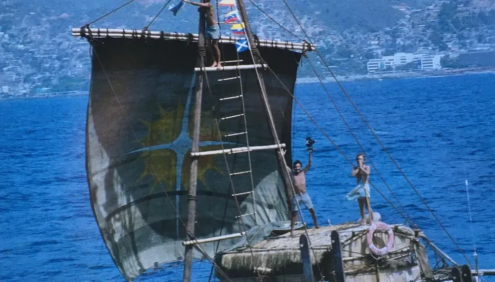 Expedición Atlantis: hace 42 años, cinco amigos unían Europa y América en una balsa