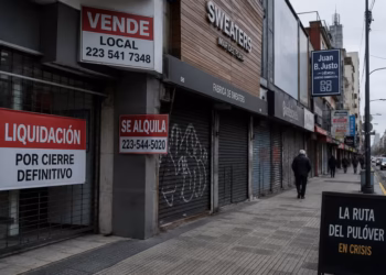 La avenida del pulóver en Mar del Plata, cerca de la desaparición
