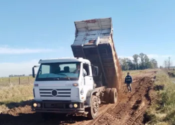 Trabajos de Vialidad rural en caminos de Nueve de Julio