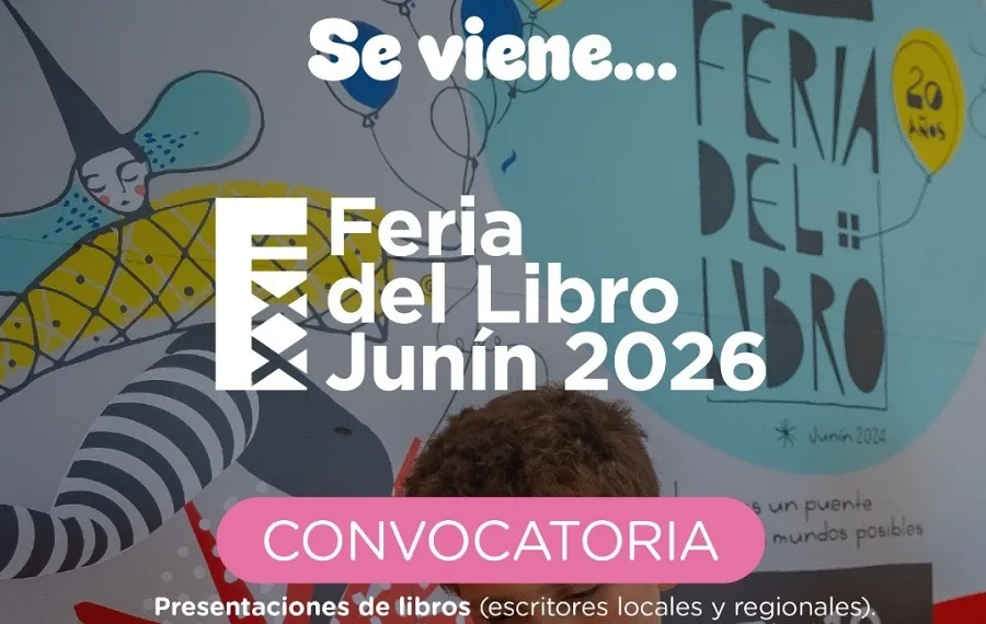Convocan a presentar propuestas para la XXII Feria del Libro de Junín