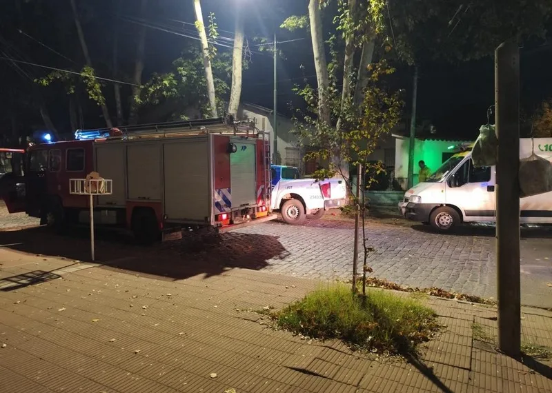 Principio de incendio y evacuación de la Casa de Abrigo