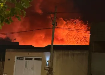 Se prendió fuego un sector de la sede de «La Celeste»