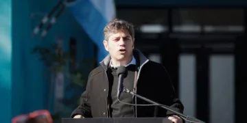Kicillof inauguró el nuevo edificio de la Escuela Primaria N°6 en San Vicente