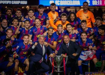 El Barcelona le ganó en el clásico al Real Madrid y se consagró campeón de LaLiga