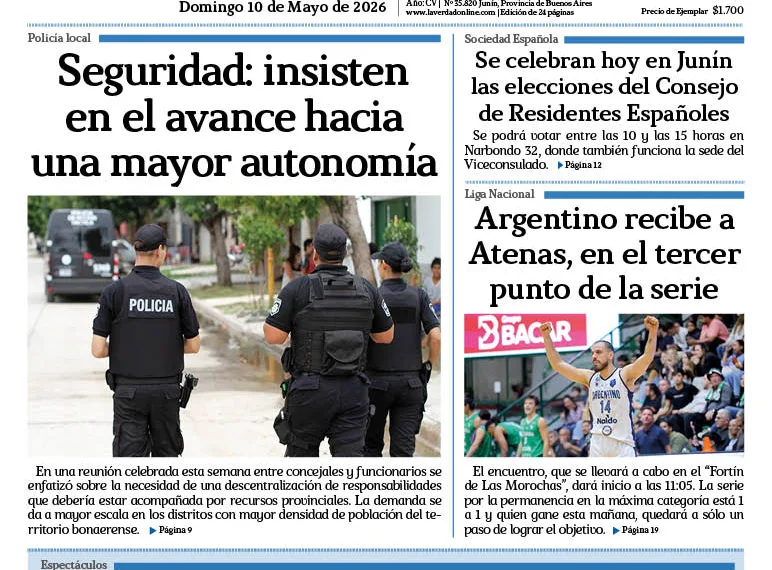 Domingo 10 de mayo de 2026