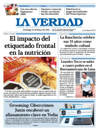 Domingo 31 de mayo de 2026