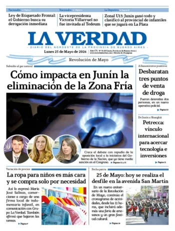 Lunes 25 de mayo de 2026
