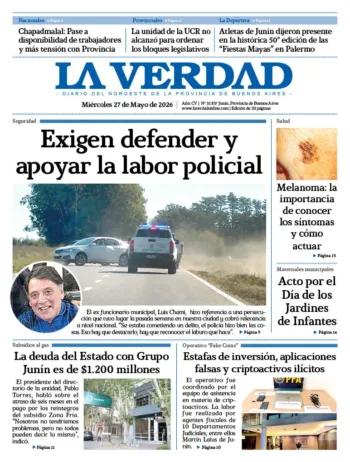 Miércoles 27 de mayo de 2026