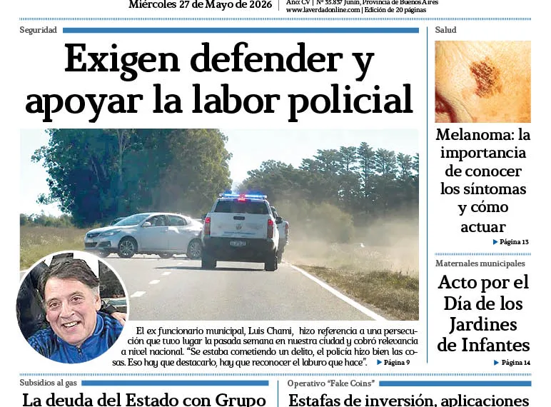 Miércoles 27 de mayo de 2026