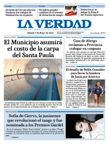 Sábado 9 de mayo de 2026
