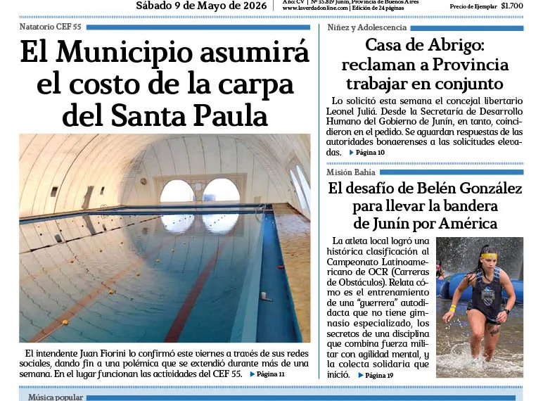 Sábado 9 de mayo de 2026