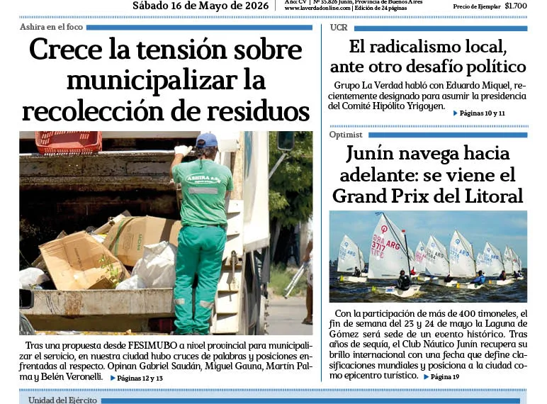 Sabado 16 de mayo de 2026