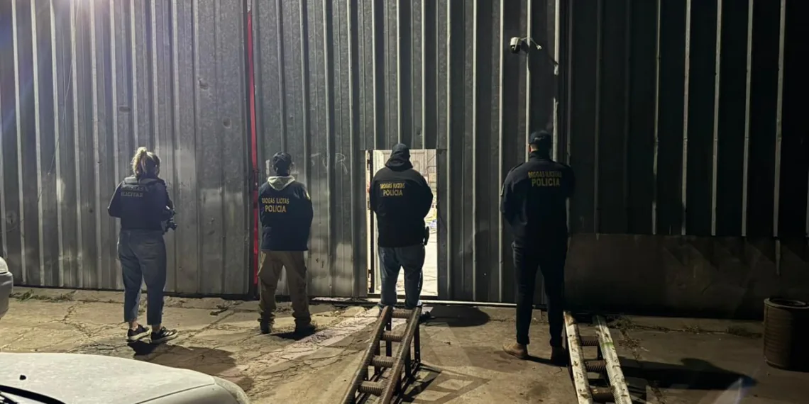 Droga secuestrada y detenidos en Ameghino