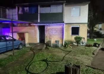 Incendio en un departamento de Sáenz Peña y Magaldi