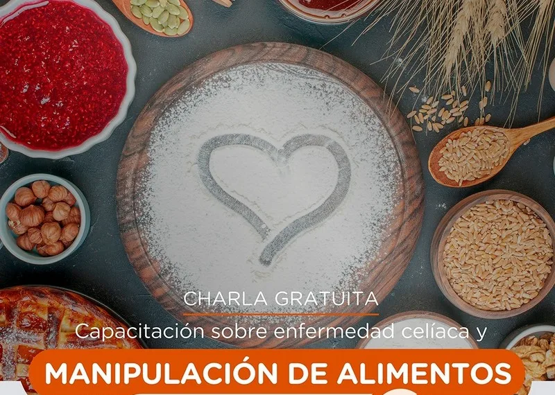 Capacitación gratuita sobre celiaquía y manipulación segura de alimentos