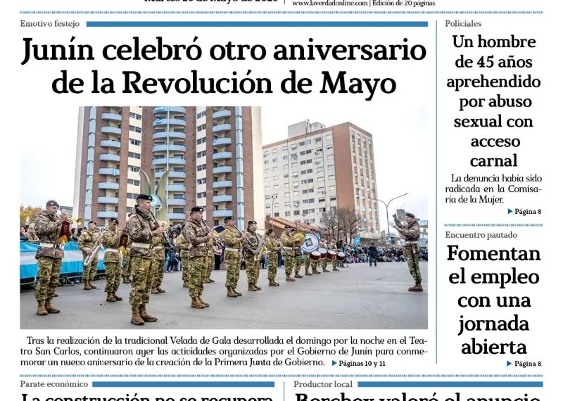 Martes 26 de mayo de 2026
