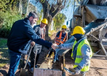 Nuevas cuadras de cordón cuneta en La Merced