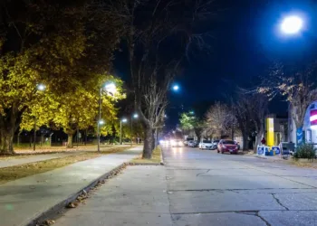 Nueva etapa de iluminación LED en el Parque Central de Villa Belgrano