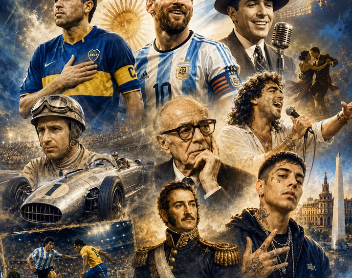 24 de junio, el día más argentino: Messi, Fangio, Riquelme, Gardel, Rodrigo y una fecha cargada de historia