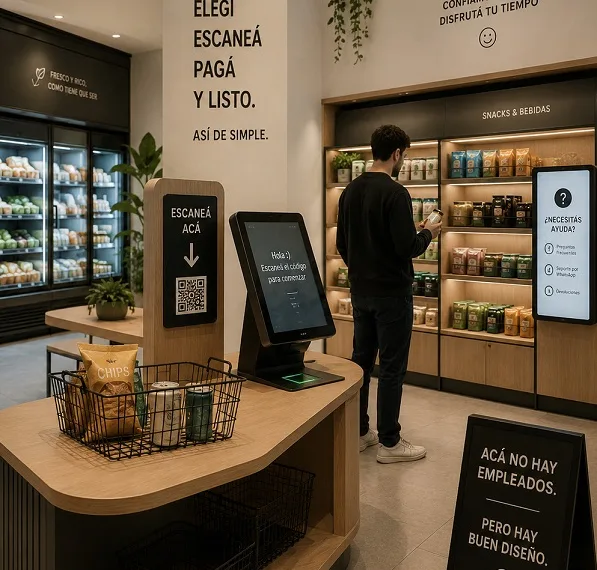 Diseñar para nadie: apuntes sobre la arquitectura de los espacios comerciales autónomos