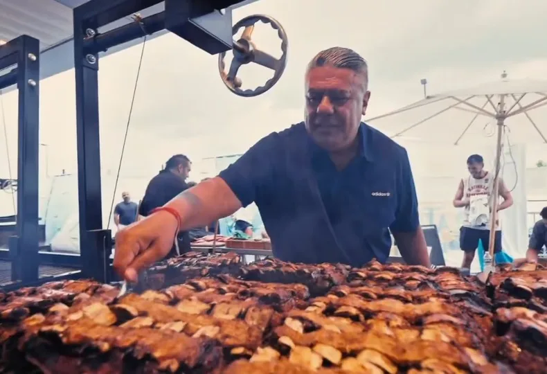 La Selección Argentina disfrutó de un nuevo asado en Kansas City