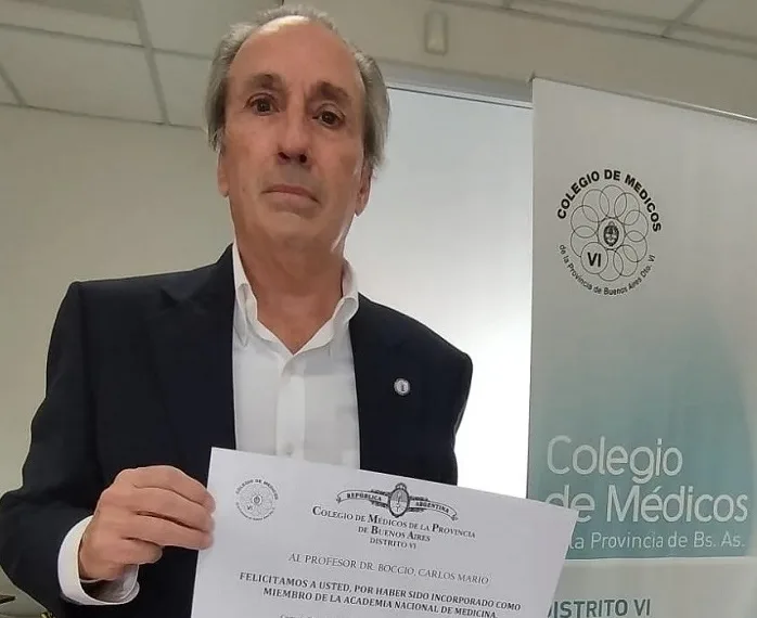 El Colegio de Médicos homenajeó al académico-doctor-profesor Carlos Boccio