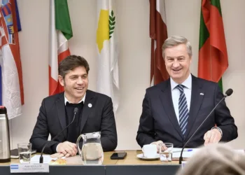 Kicillof se reunió con el embajador de la Unión Europea