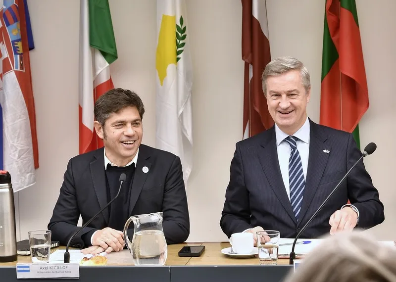 Kicillof se reunió con el embajador de la Unión Europea