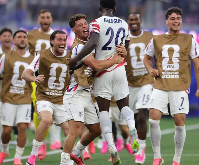 Estados Unidos fue muy superior y goleó a Paraguay por 4-1