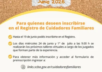 Nuevo llamado a inscripción al Registro de Cuidadores Familiares