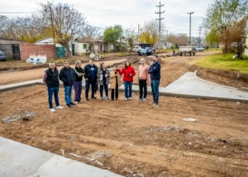 Avance de obras en barrio Mayor López