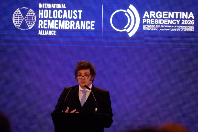 Milei encabezó un plenario para la memoria del Holocausto