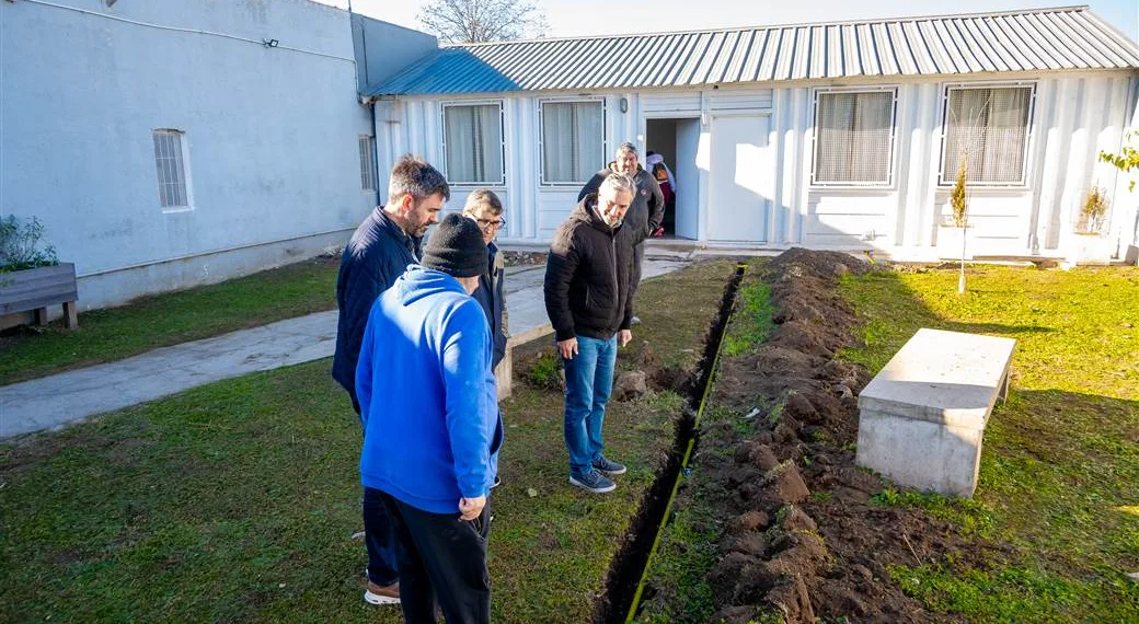 Llega el gas natural a la posta sanitaria de barrio Almirante Brown