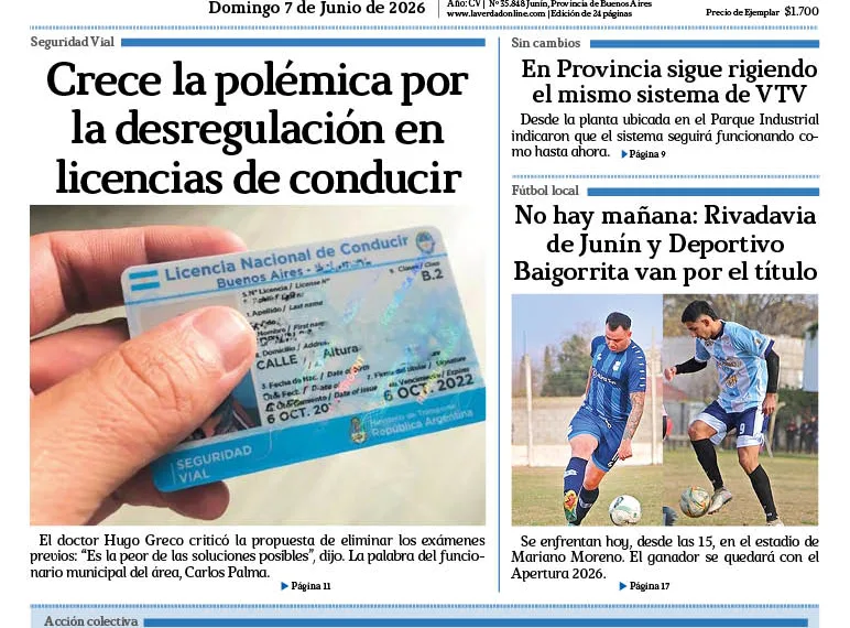 Domingo 7 de junio de 2026