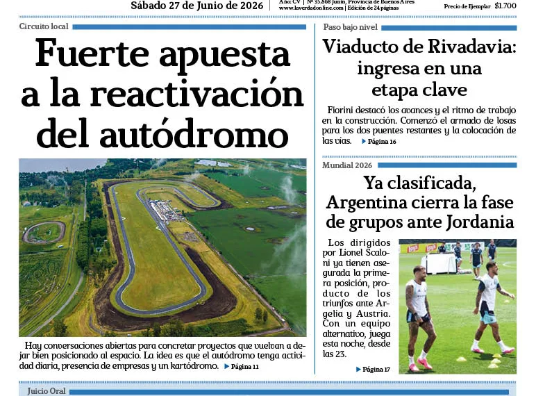 Sábado 27 de junio de 2026