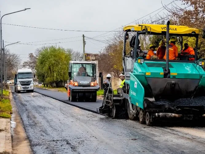 Prosiguen las obras en los barrios de Junín