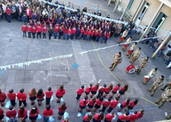 Jura a la Bandera en el Colegio Santa Unión