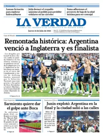 Jueves 16 de julio de 2026