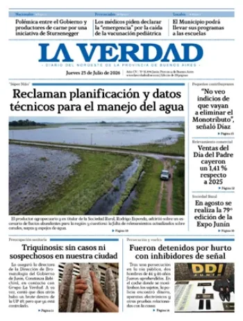 Jueves 23 de julio de 2026