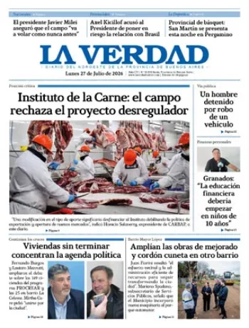 Lunes 27 de julio de 2026