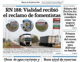 Martes 21 de julio de 2026