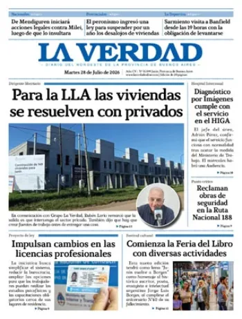 Martes 28 de julio de 2026