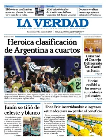 Miércoles 8 de julio de 2026