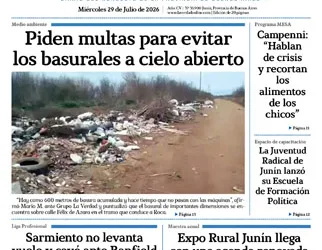 Miércoles 29 de julio de 2026