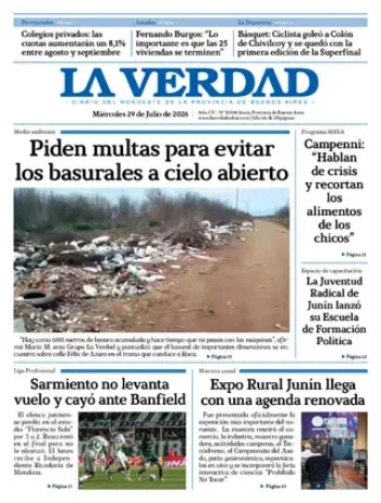 Miércoles 29 de julio de 2026