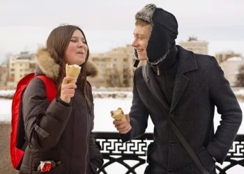 Beneficios de comer helado en invierno