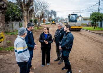Barrio Mayor López: amplían las obras de mejorado y cordón cuneta