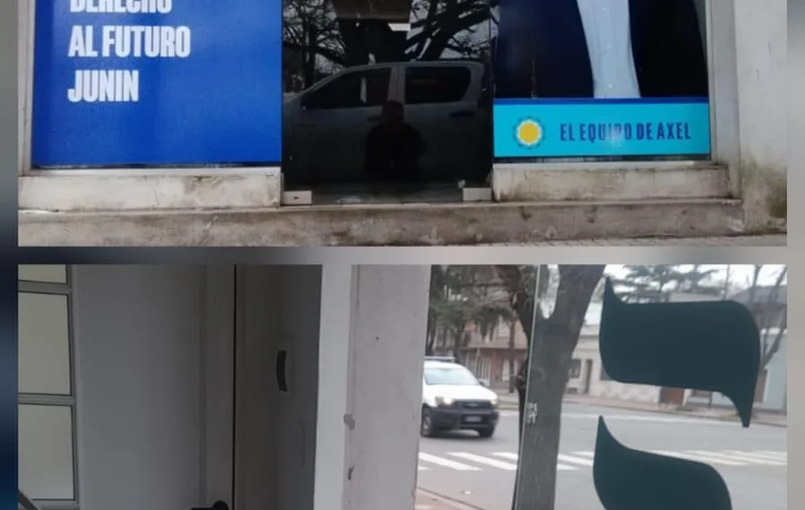 Vandalizaron el local del Movimiento Derecho al Futuro