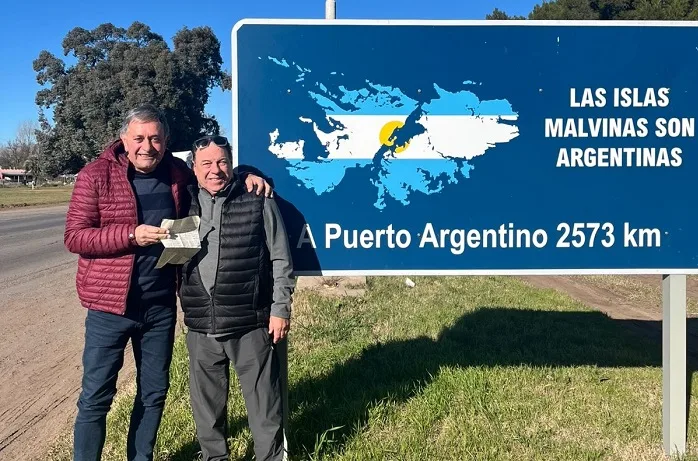 Emotivo encuentro entre un juninense y un soldado de Henderson unidos por una carta
